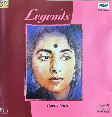 Legends - Geeta Dutt vol4 (music audio cd) Audio CD Limited Edition(Hindi - Geeta Dutt)