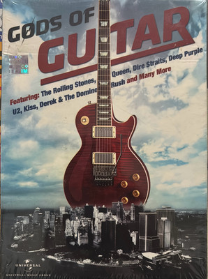 Gods of guitar -(music audio cd) Audio CD Premium Edition(English - The Rolling Stones, queen,U2, deep purple and many more)