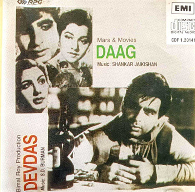 DAAG, DEVDAS (MADE IN USA) Audio CD Standard Edition(Hindi - VARIOUS)