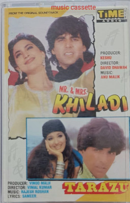 Mr and mrs khiladi/tarazu -(music cassette) Audio CD Limited Edition(Hindi - Udit Narayan ,Alka Yagnik ,kumar Sanu and many more)