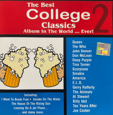 The best college classics - vol2 (import music audio cd) Audio CD Limited Edition(English - Queen ,John Denver ,deep purple and many more)