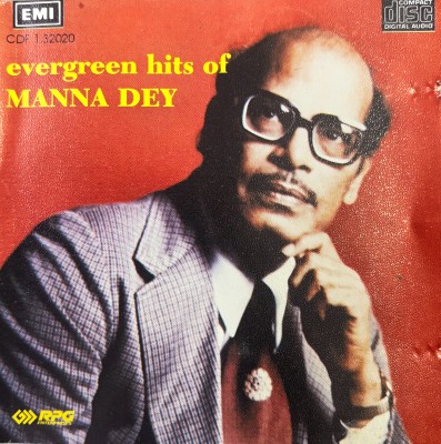 Evergreen hits of manna dey (import music audio cd) Audio CD Limited Edition(Hindi - Manna dey)