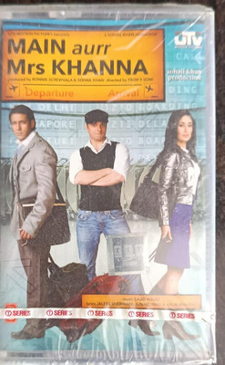 Main Aurr Mrs.Khanna (2009) Full Movies NEW CASSETTE Audio CD Standard Edition Audio CD Standard Edition(Hindi - Main)