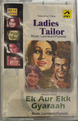 Ladies tailor / ek aur ek gyaraah - music cassette Audio CD Limited Edition(Hindi - Asha lata rafi Kishore)