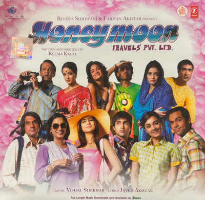 Honeymoon (music audio cd) Audio CD Limited Edition(Hindi - Shaan , Shreya Ghoshal ,Sunidhi Chauhan and many more)