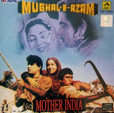 MUGHALE - E - AZAM / MOTHER INDIA Audio CD Limited Edition(Hindi - LATA RAFI)