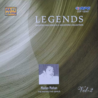 legends - madan mohan (vol2) Audio CD Limited Edition(Hindi - madan mohan)