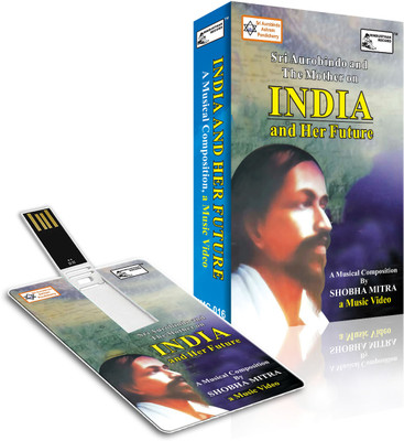 Multimedia Music Card - Sri Aurobindo and The Mother on INDIA and Her Future Pendrive Standard Edition(Sanskrit - Shobha Mitra)