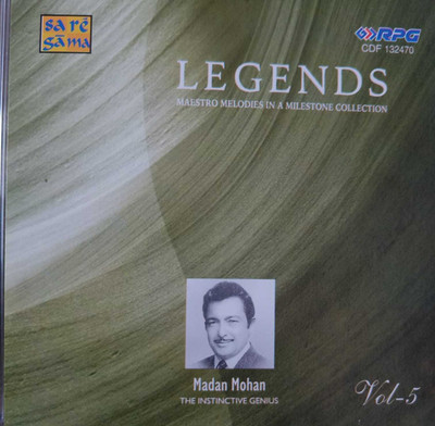 legends - madan mohan (vol5) Audio CD Limited Edition(Hindi - madan mohan)