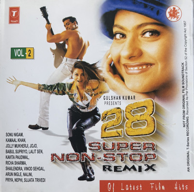 28 super non stop remix music cd Audio CD Limited Edition(Hindi - Sonu nigam kamal khan and more)