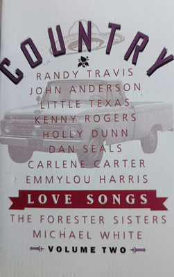 country love songs - vol2 (music cassette) Audio CD Limited Edition(English - randy travis ,dan seals , the forester sisters and more)