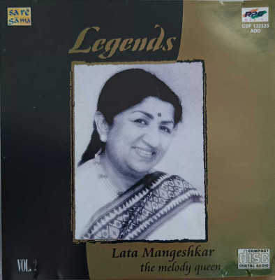 legends - lata mangeshkar (vol2) audio cd Audio CD Limited Edition(Hindi - lata mangeskar)