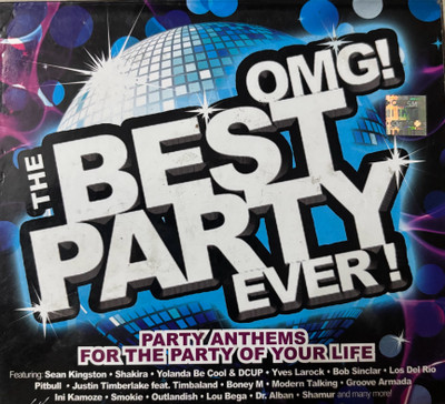 Omg the best party ever (3 music audio cds) Audio CD Limited Edition(English - Shakira,modern talking, groove armada,boney m and many more)
