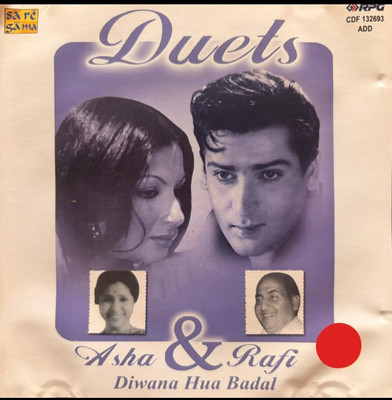 Duets - Asha&Rafi - diwana hua badal (music audio CD) Audio CD Limited Edition(Hindi - Lata Mangeshkar and Mohd. Rafi)