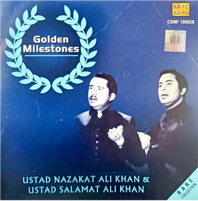 Golden Milestones USTAD NAZAKAT ALI KHAN & SALAMAT ALI KHAN RGH Audio CD Standard Edition(Hindi - VARIOUS)