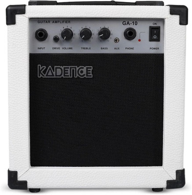 KADENCE GA10WH 10W Portable Electric Amp Overdrive Modes, EQ Controls, and Aux Input Guitar Amplifier