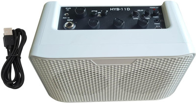 Softline Pro SP HSY-11D-WH Electric Semi Acoustic Guitar Amplifier 10W Output BT Portable Amp Guitar Amplifier