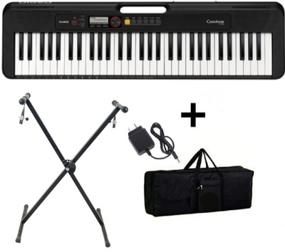 SKT CT-S200BLACK CASIO + CARRY CASE + STAND CT-S200RED SKT + SINGLE PIPE STAND Digital Portable Keyboard(61 Keys) SKT CT-S200BLACK CASIO + CARRY CASE + STAND CT-S200RED SKT + SINGLE PIPE STAND Digital Portable Keyboard(61 Keys)