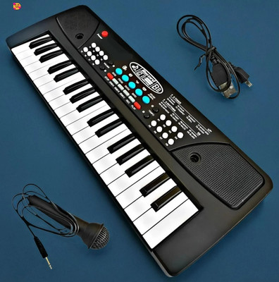 JR CLUB X433 Piano Key Electronic Piano Keyboard Toy with DC Power Option Best Best Birthday Gift for Boys and Girls Musical Instruments Lates Analog Portable Keyboard(37 Keys)