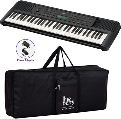 YAMAHA PSR-E283 With Blueberry KB-40 Bag, Digital Portable Keyboard(61 Keys)