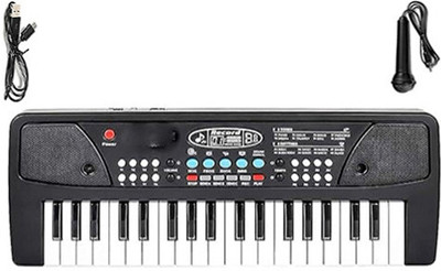 JR CLUB Music Key Board Kid Multifunctional with Microphone Musical Music Key Board Kid Multifunctional with Microphone Musical Analog Portable Keyboard(37 Keys)