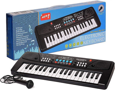 TOYACHI A430 Kids Piano Keyboard, Piano for Kids with Microphone Portable Electronic P21 37Key Piano Toy Keyboard for Kids with Mic Dc Power Option P21 Analog Portable Keyboard(37 Keys)