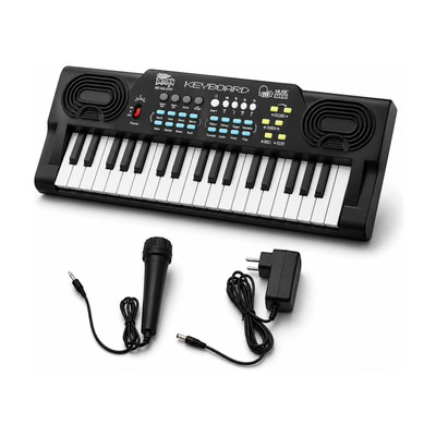 intern 37 Keys Portable Piano Keyboard Piano Keyboard Toy Kids with Mic Intern 37 Keys Piano Analog Portable Keyboard(37 Keys)