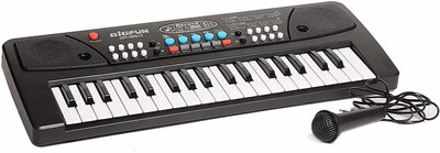 Shiv MUSICAL KEY 37 Battery Operated/Mobile Charger Power Option 37 Keys Piano Keyboard with Recording and Mic Toy for Kids. Analog Portable Keyboard(37 Keys)