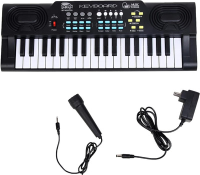 intern Kids Keyboard for Beginners Rechargeable Battery Piano Keyboards with Mic INT-KB Analog Portable Keyboard(37 Keys)