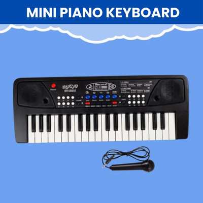 Guggu Musical Sound Toys 37Key (Piano Keyboard) with Recording & Mic for Boy/GirlV83 Musical Sound Toys 37Key (Piano Keyboard) with Recording & Mic for Boy/GirlV83 Analog Portable Keyboard(37 Keys)