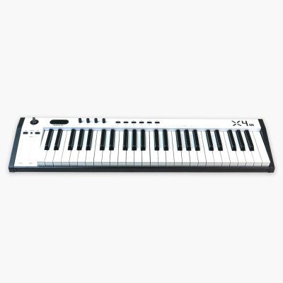 Midiplus X4M 61 Keys Piano Style USB MIDI Keyboard with Smart Scale Midiplus 49 Digital Portable Keyboard(49 Keys)