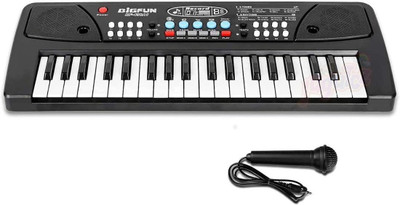 VOIISH Big Fun 37 Keys Piano Keyboard With DC Power Option Recording Function Electronic Keyboards With Dual Speaker for Beginners With Mike GY 430 A1 Digital Portable Keyboard(37 Keys) VOIISH Big Fun 37 Keys Piano Keyboard With DC Power Option Recording Function Electronic Keyboards With Dual Speaker for Beginners With Mike GY 430 A1 Digital Portable Keyboard(37 Keys)