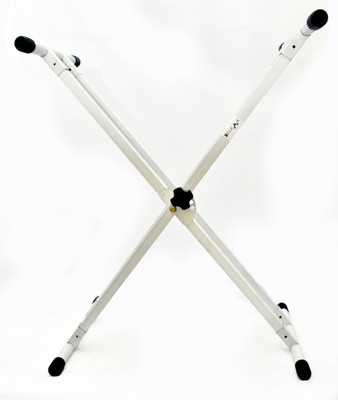 Belear S-7 White Double Rod Foldable With Six Angle Adjustment Double Braced Keyboard Stand