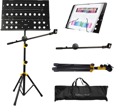 Softline Pro SP 222-Y Foldable Notation Sheet Stand With Microphone Boom Arm & Carry Bag Notation Stand