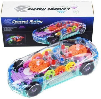 SNM97 Musical Concept Car 3D Lights Transparent Car_175(Multicolor)