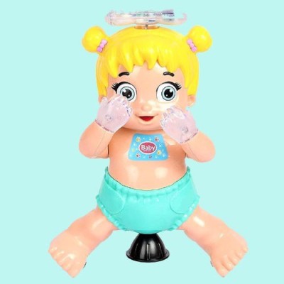 Toyvala 360 Degree Rotating Musical Dancing and Singing Doll with Bump & Go Action-O(Multicolor)