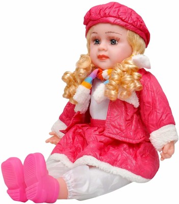 Purvaa Collection Cute Looking Musical Doll Sings Poems Doll For Kids(Multicolor)&(Multi Design)(Multicolor)