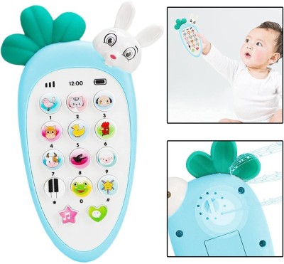 Mayne Musical Toys for Kids Toddlers with Music Smart Light (Rabbit Phone)(Multicolor)