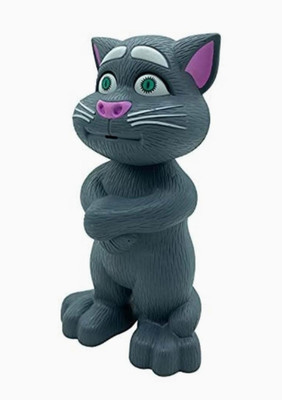 Asra Collections Talking Tom Cat (Colour may be vary as per stock availability Black/white)(Multicolor)