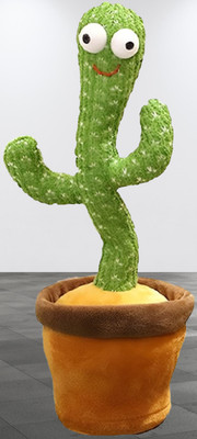 SBE Latest Dancing cactus Toy Talking Repeat Bluetech Singing Toy 120 Songs(Multicolor)