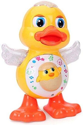 Toytrends NM Toys Dancing Duck with Music Flashing Lights and Real Dancing Action(Multicolor)