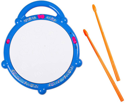Rubela Dynamic Musical 3D Flash Drum Lighting Toy with 2 Mallet For Music Lover Kids20(Multicolor)