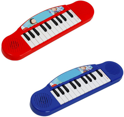 HappyBive Multi-Function Portable 22 Keyboard Piano Musical Toys for Kids (Pack Of 2) 019(Multicolor)