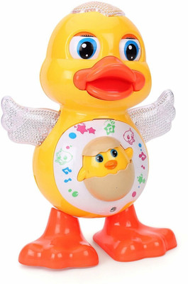 PITARA Dancing Duck with Music Flashing Lights and Real Dancing Action (Pack of 1)(Multicolor)