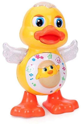 RIVOXX 2PC Combo Dancing Duck with Music Flashing Lights and Real Dancing Action(Multicolor)