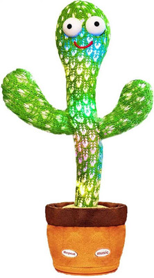 RIGHT SEARCH DANCING CACTUS TOY SET FOR KIDS-20(Green)