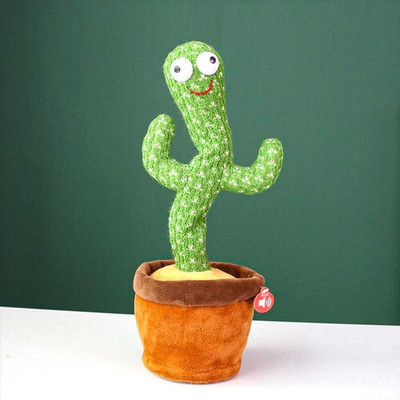 Onshhm Dancing cactus Toy Talking Repeat Bluetech Singing Toy 120 Songs(Multicolor)