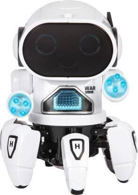 Haulsale Bot Robot Octopus Style, Colorful Lights, Music-All Direction Movement Toy325(Multicolor)