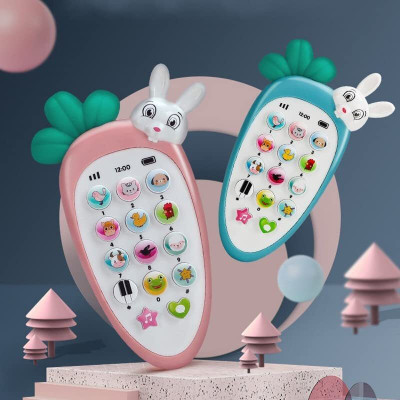 RSA enterprises Radish Style Cute Rabbit Face Pretend Play Cell Phone Toy for Kids(Multicolor)