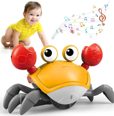 sidvik collection Dancing Cute Crawling Crab for Baby Kids Electronic walking moving toy for baby(Multicolor)
